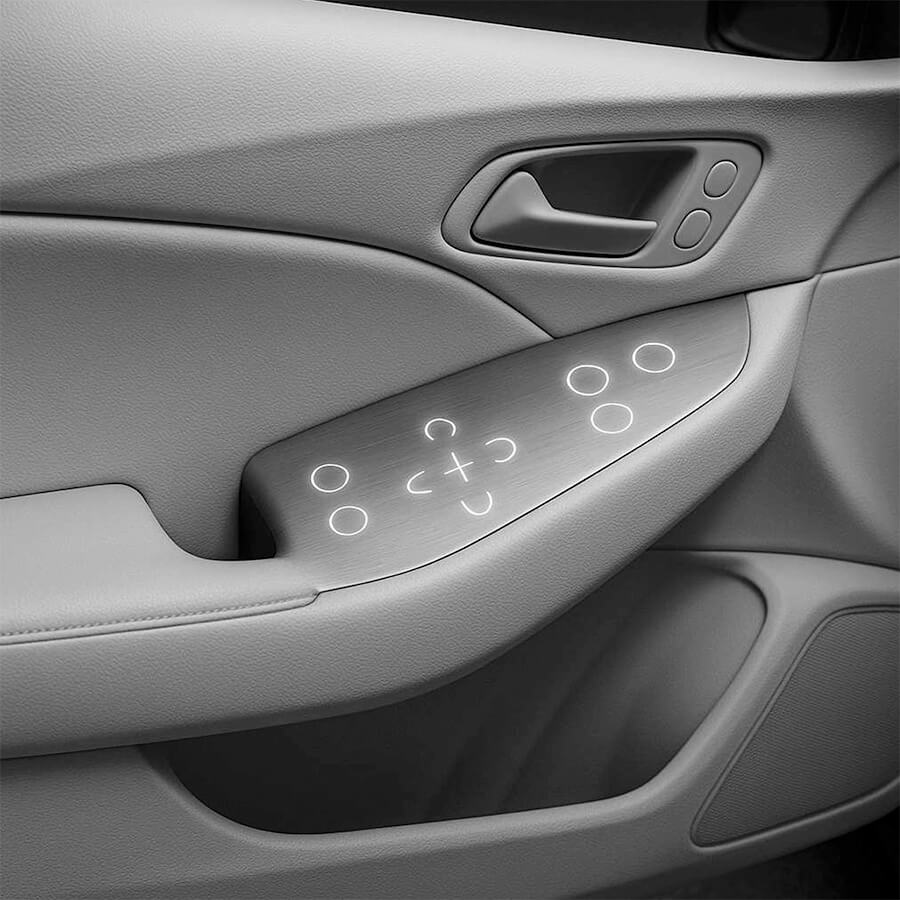 Invisible touch interface for smart surfaces